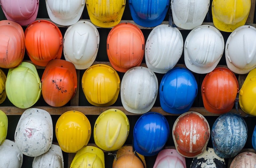 Construction Helmets Colours